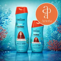 Set Champú 325ml y Acondicionador 180ml con aceite de COCO y ARGÁN