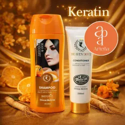 Set de Champú 400ml y Acondicionador 230ml con MIEL 🍯 y HUEVO 🥚