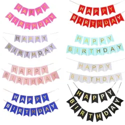 Banderines de Feliz cumpleaños 