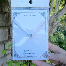 Cadena de acero blanco 