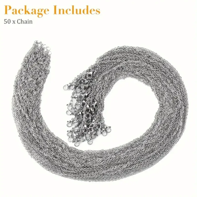 Cadenas acero blanco 