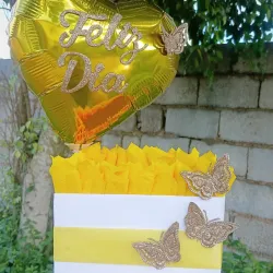 Caja de regalo color amarillo 💛