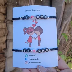 Conjunto de pulseras en pareja ❤️