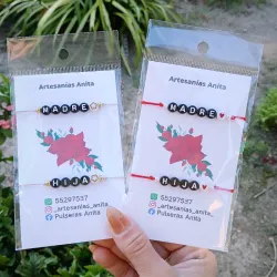 Conjunto de pulseras para madre e hija