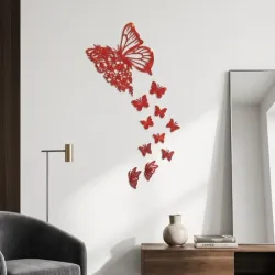 Decoración de mariposas en color rosado