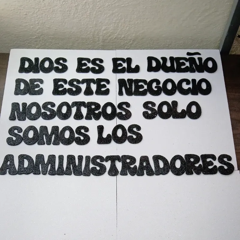 Decoración para espacio de negocio