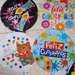 Globos de feliz cumpleaños