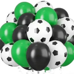 Globos en forma de pelota fútbol