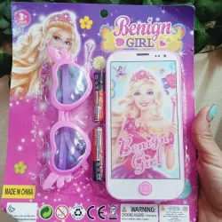 Juego de celular y gafas