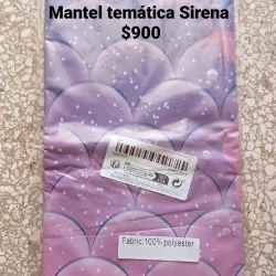 Mantel temática Sirena 🧜‍♀️ 