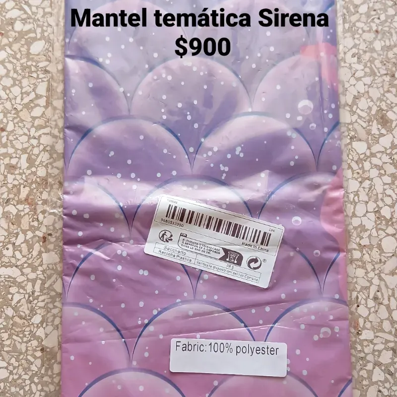 Mantel temática Sirena 🧜‍♀️ 