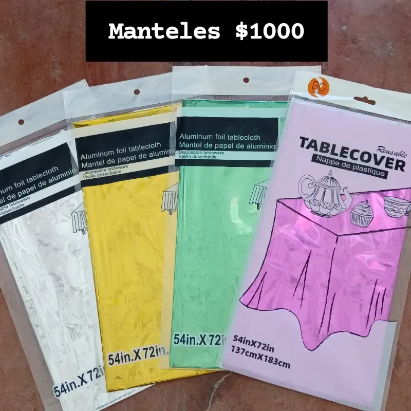 Manteles cromados 