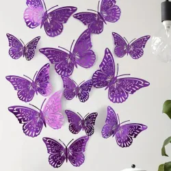 Mariposas violetas 