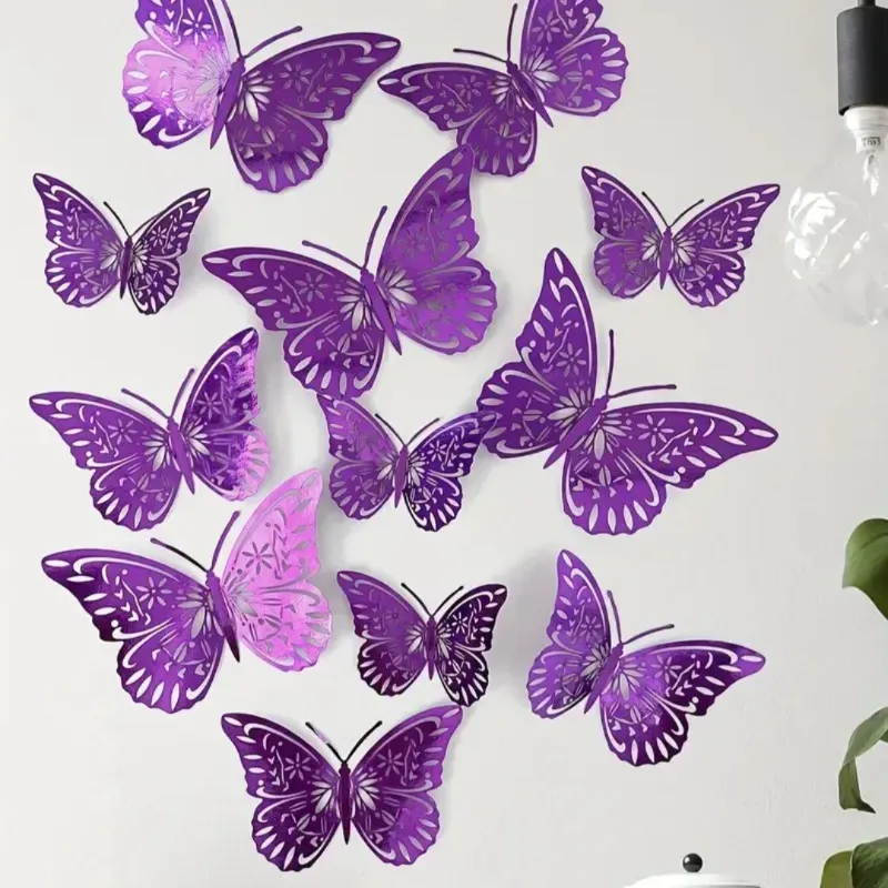 Mariposas violetas 