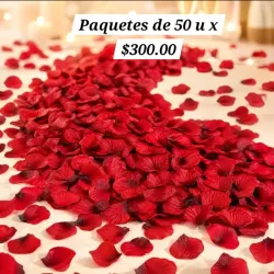 Pétalos de rosa artificiales