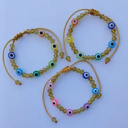 Pulseras con ojitos turcos
