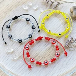 Pulseras con ojos turcos