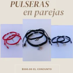 Pulseras en pareja 