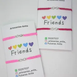 Pulseras ♾️ para amigos 