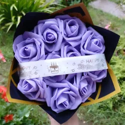 Ramo de rosas moradas 💜