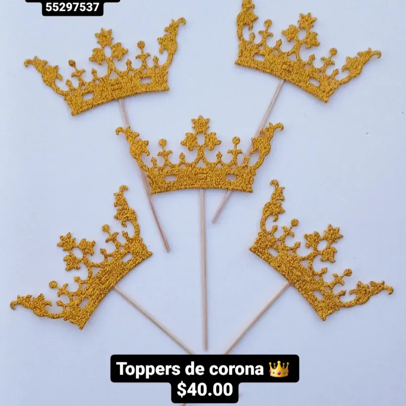 Toppers de corona 