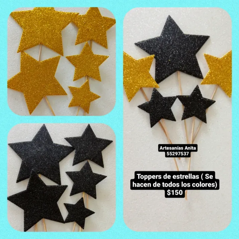 Toppers de estrellas 