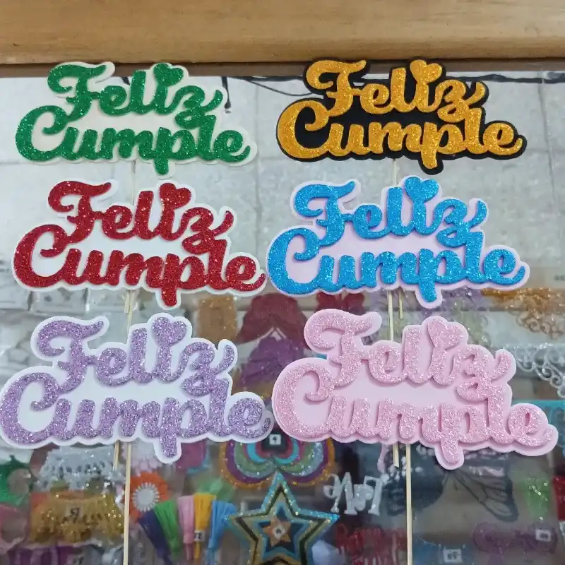 Toppers de Feliz cumple 