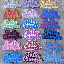 Toppers de Feliz cumple 