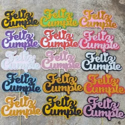 Toppers de Feliz cumple 
