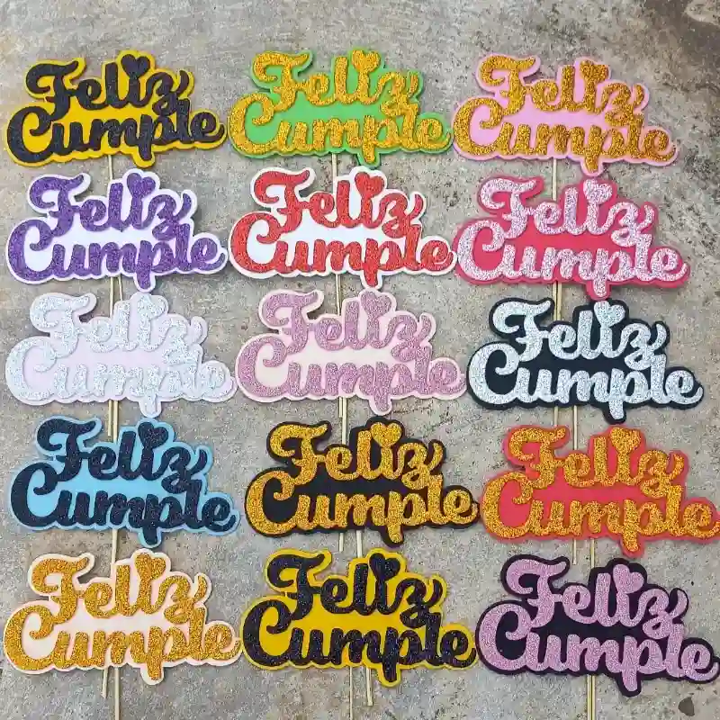 Toppers de Feliz cumple 