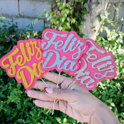 Toppers de Feliz Día 