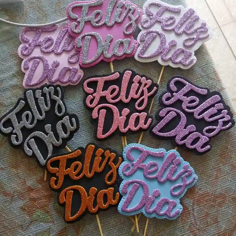 Toppers de Feliz Dia 