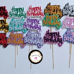 Toppers de happy birthday 
