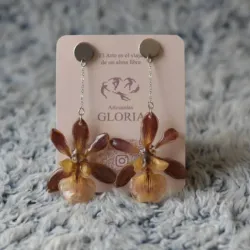 Aretes orquidea 3