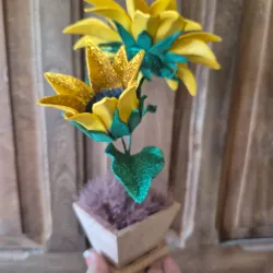Bucarito de girasoles 