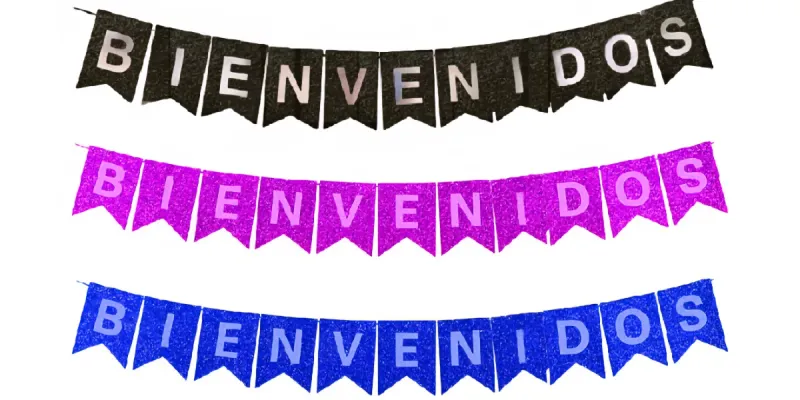 Banderin Bienvenido 