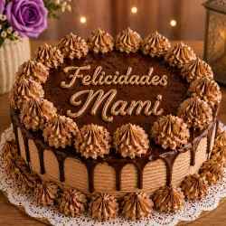 Cake de Crema de Chocolate 