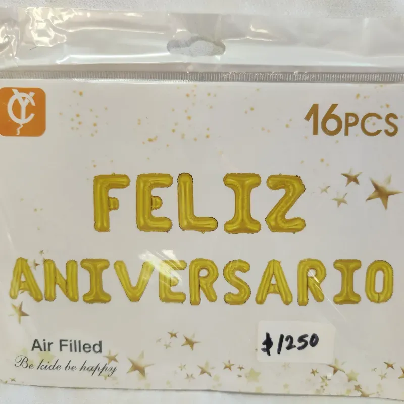 Feliz Aniversario Inflable 