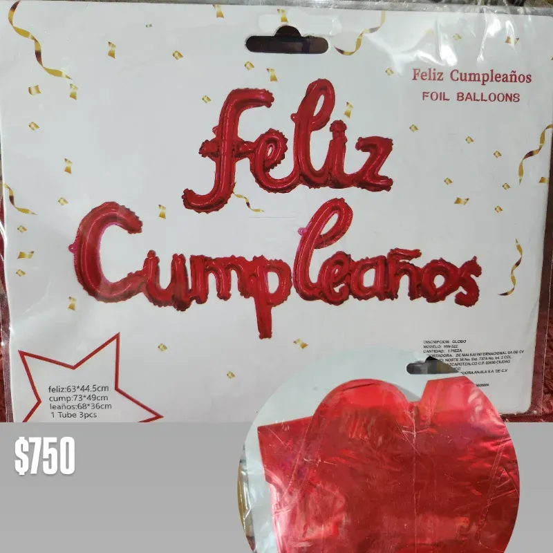 Feliz cumpleaños Rojo
