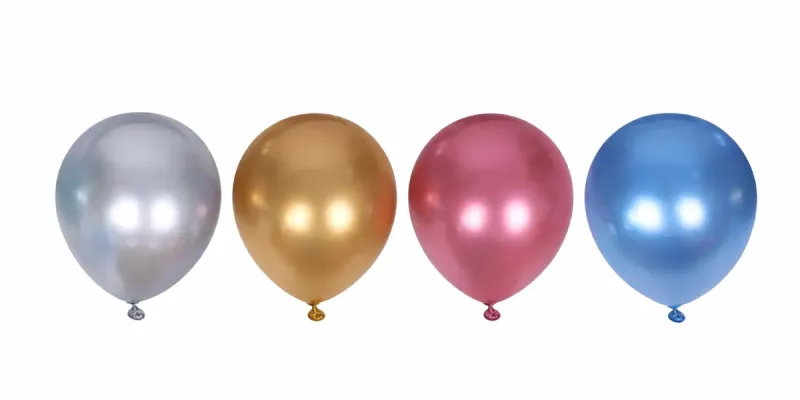 Globo latex Cromados 