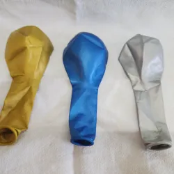 Globo latex Cromados 