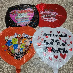 Metalizados 18 pulgadas con frases