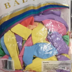 Paquete de globos Pasteles