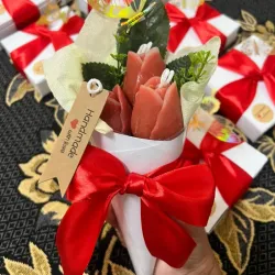 Ramos de flores de velas 