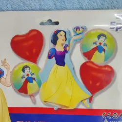 Set 5 globos inflables Blanca Nieves