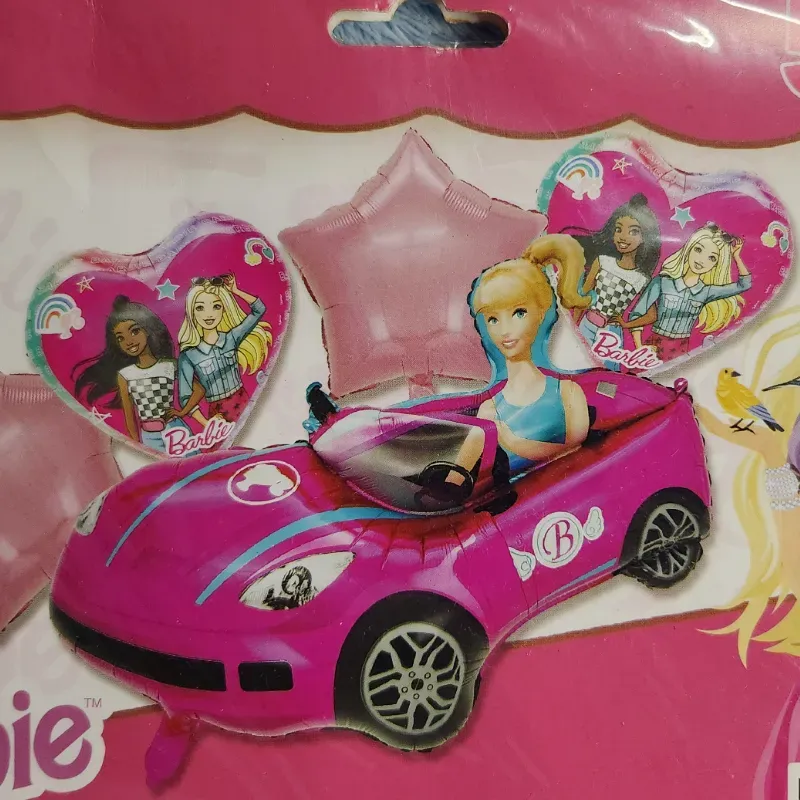 Set de 5 globos inflables Barbie