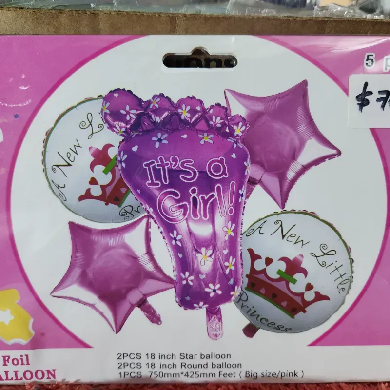 Set de 5 globos inflables 