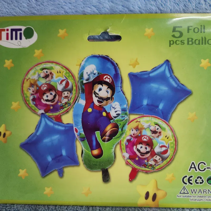 Set de 5 Globos inflables Mario