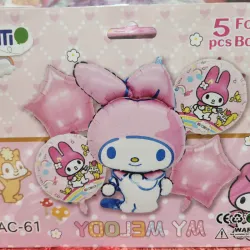 Set de 5 globos inflables MELODY