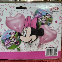 Set de 5 globos inflables Minie